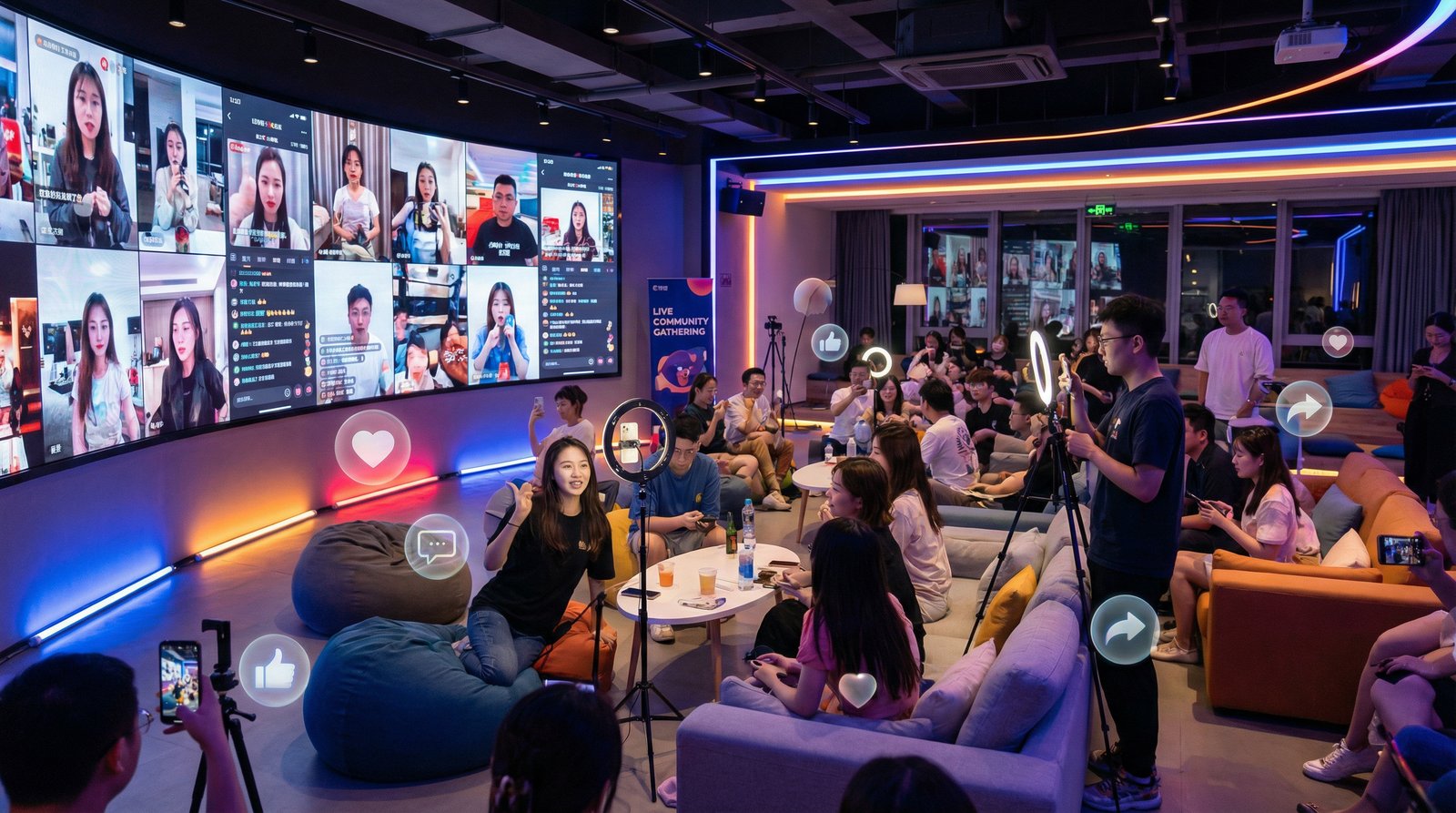 抖荫短视频社区活动现场