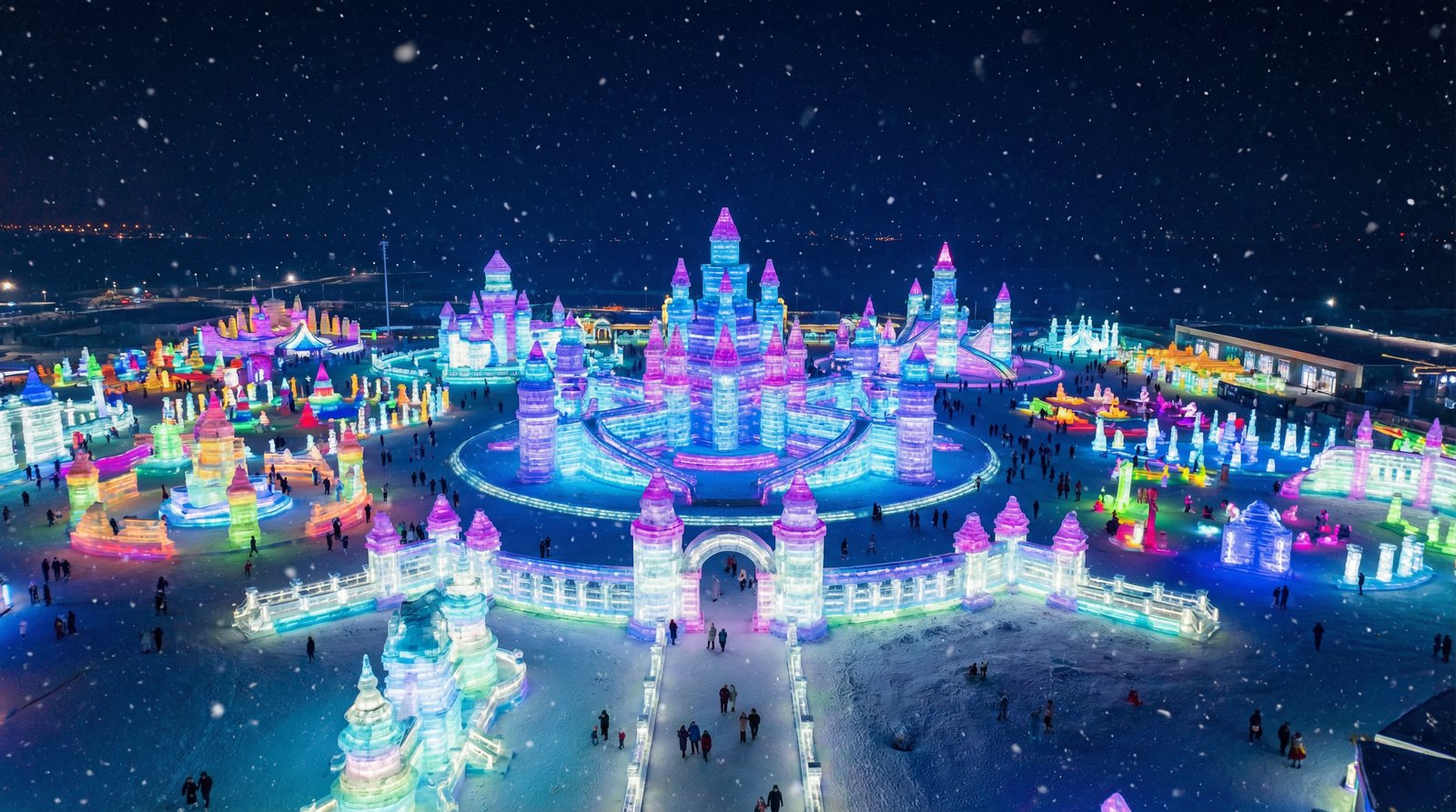 抖荫短视频哈尔滨冰雪大世界